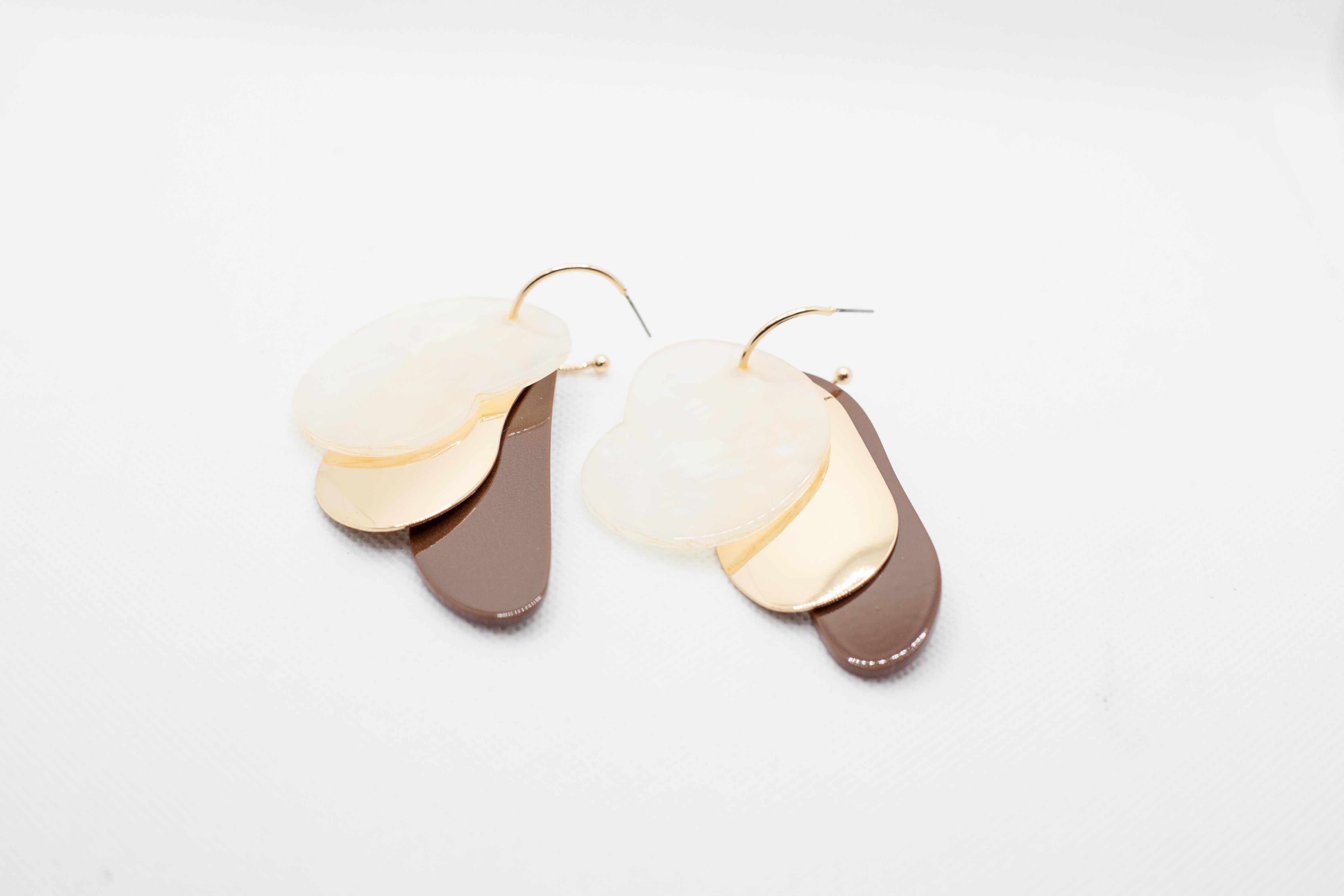 Acrylic drop earrings