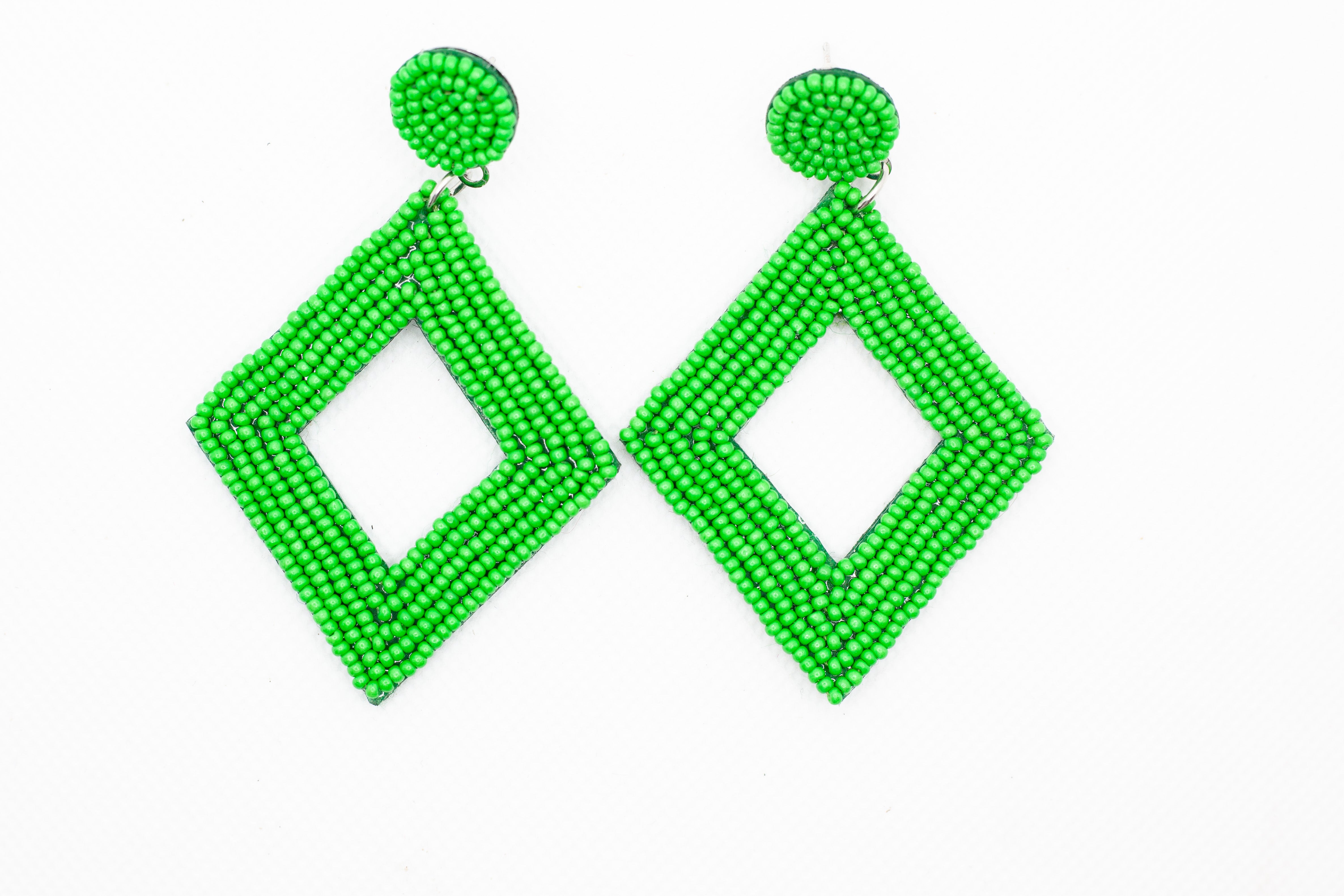 Bohemian Fashion Mini Beads Weaving Kite Earring Drops