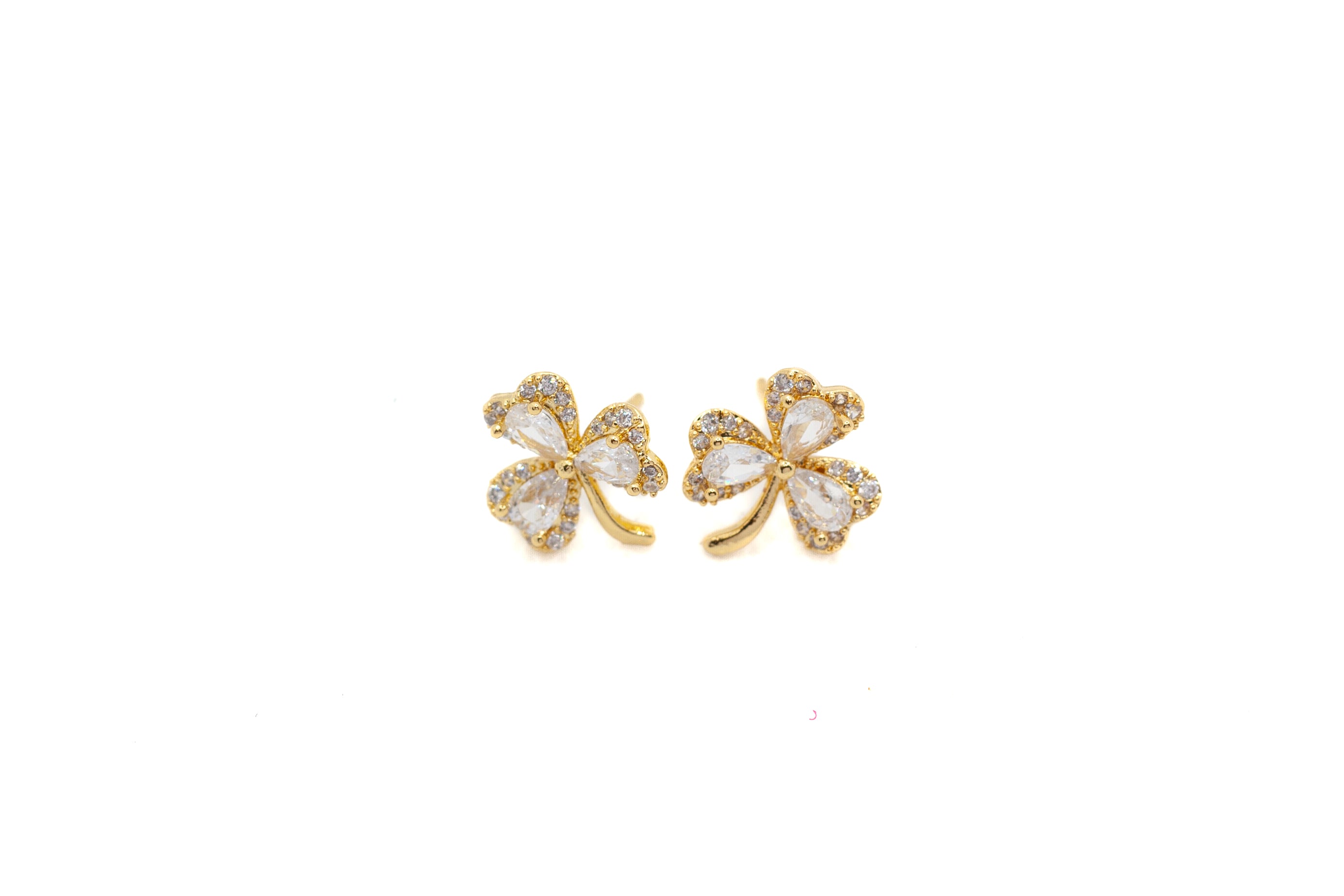 Three Leaf Clover Small Stud Earrings